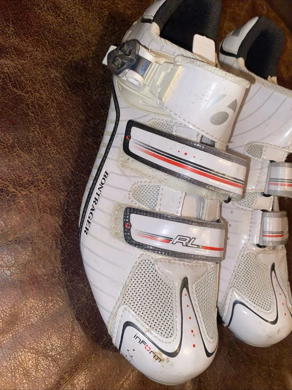 Bontrager by Trek RL Inform Carbon WSD Road Cycling Shoes, White, Mens  8.5 US